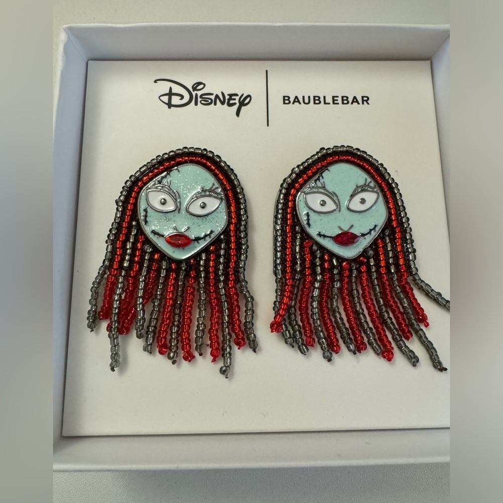 Disney x Baublebar nightmare before christmas Sally beaded earrings. New!